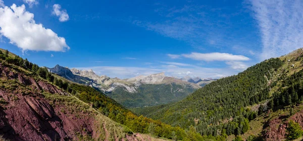 Selva Oza Parque Natural Los Valles Occidentales Pirineo Aragones Huesca — Zdjęcie stockowe