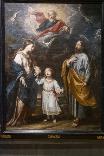 Çift üçlü, 17. yüzyıl, tuval üzerine yağ, Jaca katedrali, Diocesan Jaca Müzesi, Huesca, İspanya