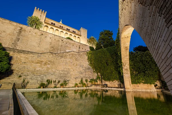 Almudaina Royal Alcazar City Palma Mallorca Balearic Islands Spain — Stock Photo, Image