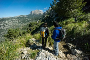 Portell de Sa Costa, Soller, parque natural sierra de Tramuntana, Mallorca, balear adalar, İspanya, europen