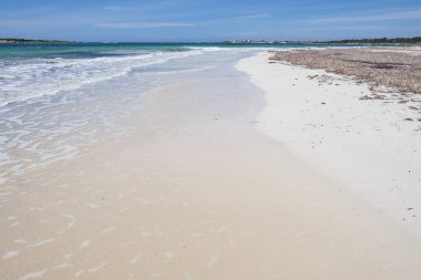 Es Carbo Sahili, Ses Salines, Mallorca, Balear Adaları, İspanya