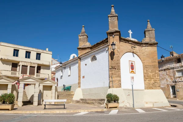 Ermita Del Crucifijo Antiguo Crucero Del Siglo Ausejo Rioja Spain — 스톡 사진