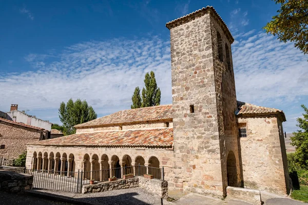 Εκκλησία Του Σωτήρος 13Ος Αιώνας Αγροτική Romanesque Carabias Guadalajara Ισπανία — Φωτογραφία Αρχείου