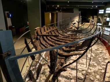 Pinaza Ortaçağ, Arkeologi Müzesi, Museo Aqueologico, Bilbao, Bizkaia, Pais Vasco, İspanya