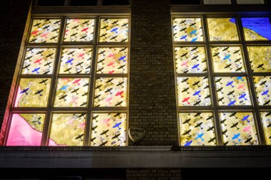 Boyalı uçaklar, Soho, Londra, İngiltere, İngiltere