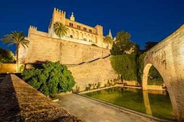 La Almudaina, Palma de Mallorca, Balearic Adaları, İspanya Kraliyet Alcazar 'ı