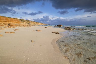 Migjorn Es Copinyar plajı, Formentera, Pitiusas Adaları, Balear Community, İspanya