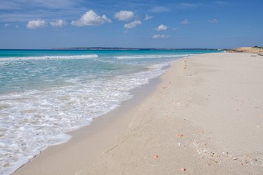 Es Arenals, Migjorn plajı, Formentera, Pitiusas Adaları, Balear Community, İspanya