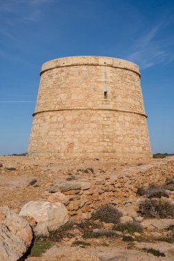 Torre de La Gavina, Can Marroig kamu malı, Formentera, Pitiusas Adaları, Balear Community, İspanya