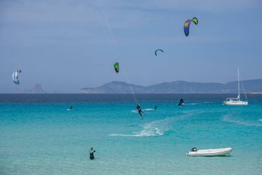 Illete Sahili Formentera, Pitiusas Adaları, Balear Community, İspanya
