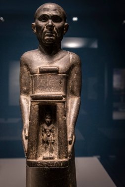 Sematauy heykeli, bazalt, Ptolemaic hanedanı, MÖ 150-30, Mısır, British Museum koleksiyonu