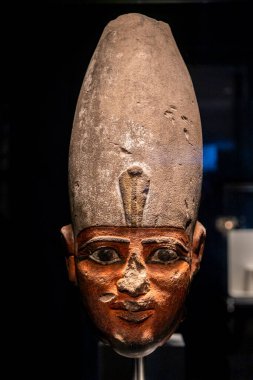Firavun Mentuhotep II, taş eşya, 18. hanedan, MÖ 2055-2004 yılları arasında Mentuhotep II saltanatı, Deir el-Bahari, Teb, Mısır, British Museum koleksiyonu