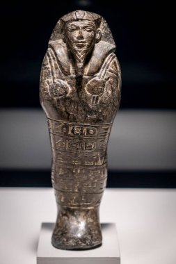 Nubia Kralı Senkamanisken 'in Ushabti, yılan, Napata dönemi, MÖ 643-623, Senkamanisken' in mezarı, Nuri, Sudan, British Museum 'un koleksiyonu.