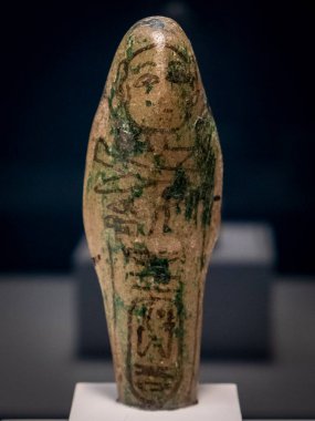 Firavun VI. Ramses Ushabti, kalsit, 20. hanedan, MÖ 1143-1136, Ramses VI mezarı, Krallar Vadisi, Teb, Mısır, Britanya Müzesi koleksiyonu.
