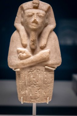 Firavun III. Ramses 'in Ushebti' si, kalsit, 20. hanedan, MÖ 1184-1153, Ramses 'in mezarı, Mısır, British Museum' un koleksiyonu.