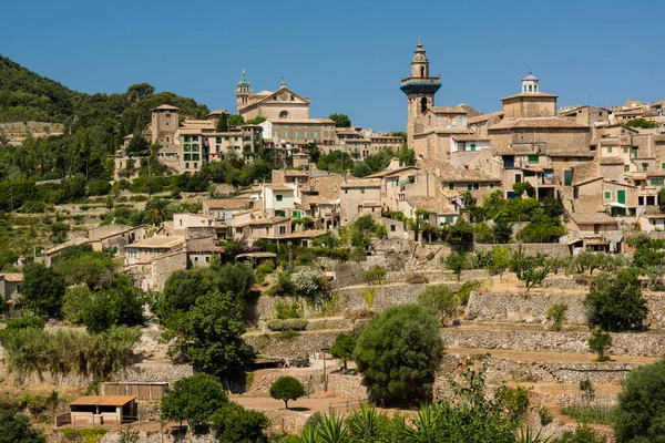 İglesia parroquial de Sant Bartomeu, Valldemossa, Sierra de tramuntana, Mallorca, balear adaları, İspanya, Avrupa