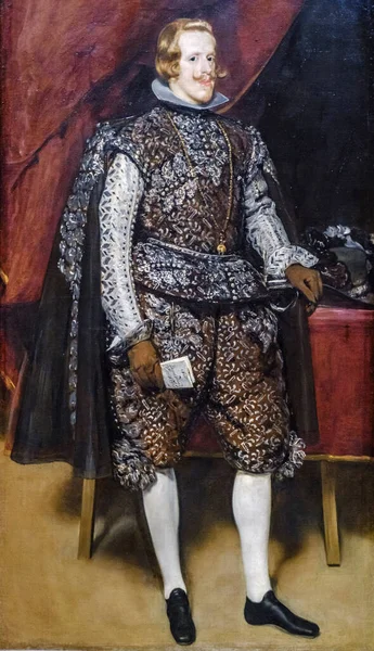Philip Spanien Brown Silver Diego Velazquez 1631 Olja Duk National — Stockfoto
