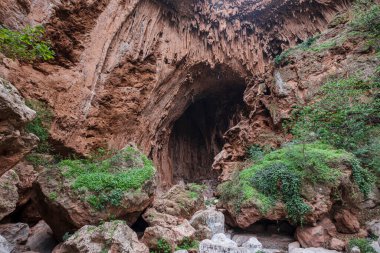 Imi N 'Ifri doğal köprüsü, Demnate, Atlas dağ sırası, Fas, Afrika