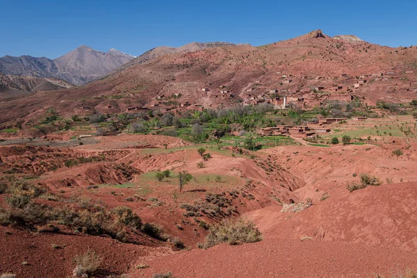 Paisaje Montañoso Típico Provincia Azilal Cordillera Del Atlas Morocco África — Foto de Stock