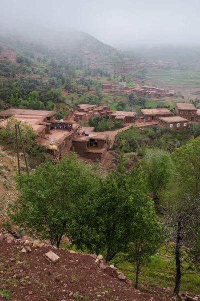 Typical Agricultural Mountain Landscape Ait Blal Azilal Province Atlas Mountain — Stock fotografie