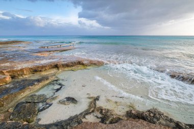 Migjorn Es Copinyar plajı, Formentera, Pitiusas Adaları, Balear Community, İspanya
