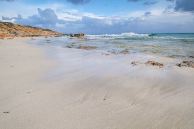 Migjorn Es Copinyar plajı, Formentera, Pitiusas Adaları, Balear Community, İspanya