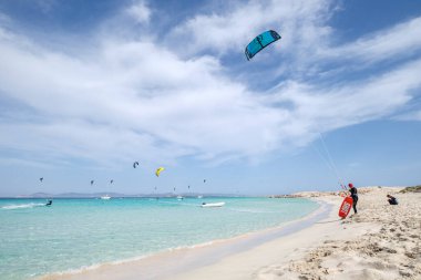 Illete Sahili Formentera, Pitiusas Adaları, Balear Community, İspanya