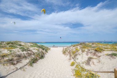 Illete Sahili Formentera, Pitiusas Adaları, Balear Community, İspanya