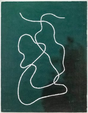 Düğüm için çizim, 1948, Anni Albers, kağıt üzerinde gouache, Bauhaus