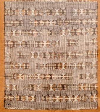 Bir Temanın Çeşitleri, 1958, Anni Albers, ipek, keten, pamuk, plastik, Bauhaus