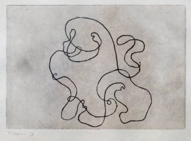 Josef Albers, Nippon B, 1942, kuru uçlu, Bauhaus