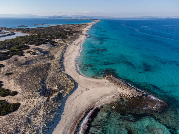 Llevant Beach Formentera Pitiusas Islands Balearic Community Espanha — Fotografia de Stock