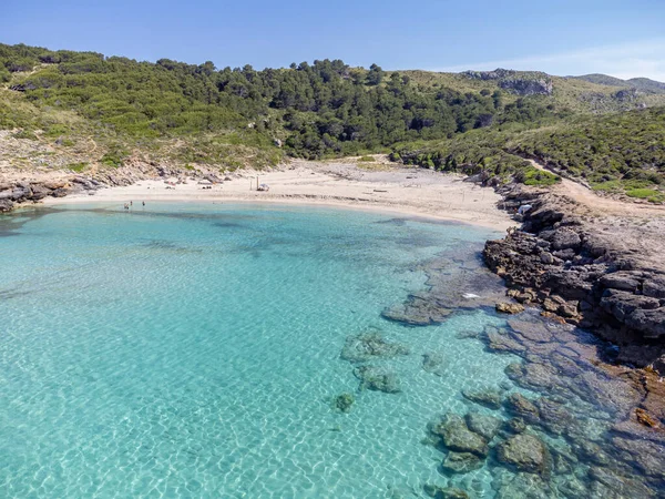Font Salada Beach Protected Natural Area Capdepera Maiorca Baleares Espanha — Fotografia de Stock