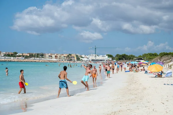 Playa Rapita Ses Covetes Mallorca Islas Baleares España — Foto de Stock