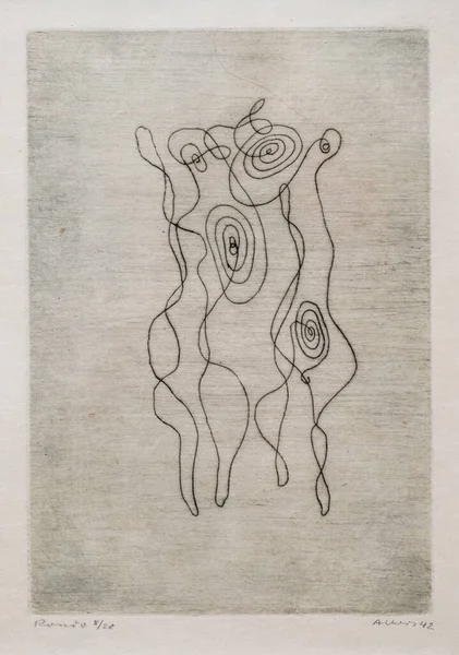 Josef Albers, Rondo, 1942, kuru uçlu, Bauhaus