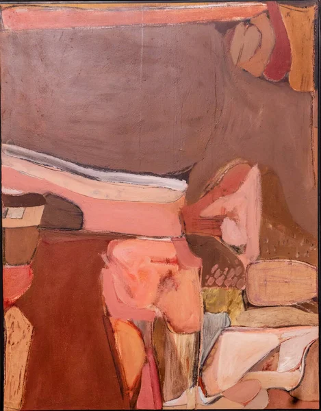 George Sheridan, Paysage Nocturne, 1962, Tuval, Krekovic Müzesi, Palma, Mayorka, Balearic Adaları, İspanya