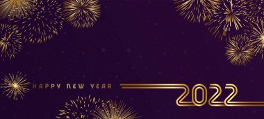 Mutlu Noeller ve mutlu yıllar 2022 tebrikler. Soyut izole grafik tasarım şablonu. Dekoratif çizgiler. Altın vuruş tipografisi. Yaratıcı yatay bg. Xmas arifesi dekorasyonu.