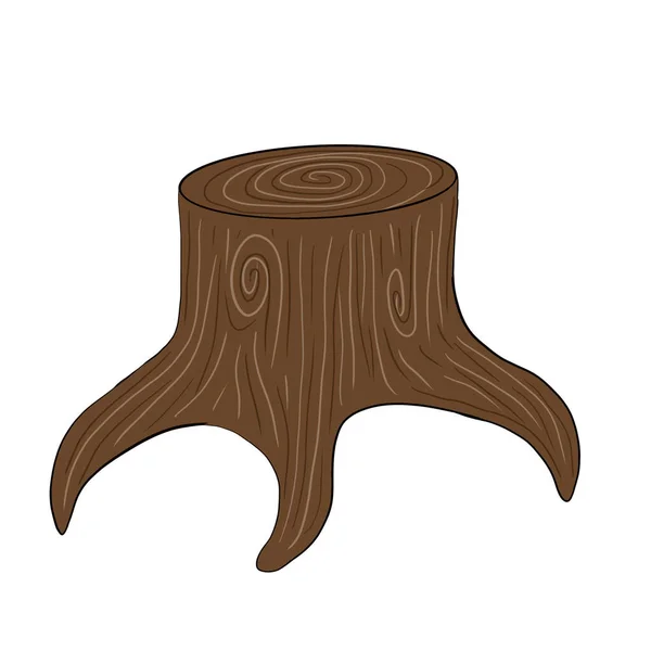 Kutlama dekorasyonu için soyut kütük. Dijital sanat