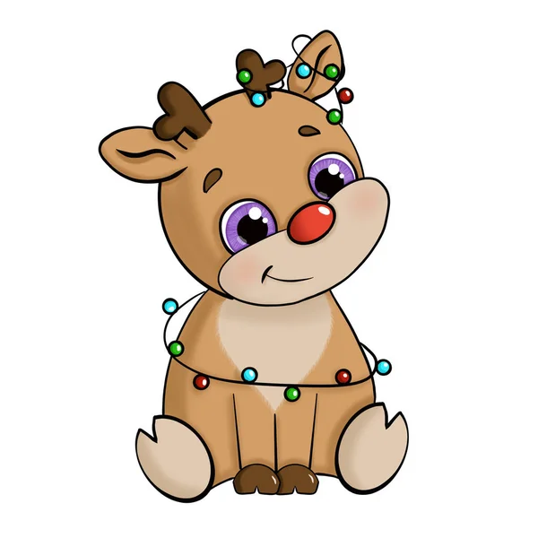 Noel Baba 'nın tatlı Noel yavrusu Noel' i bekliyor.