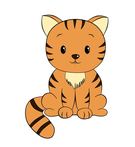 Küçük sevimli kırmızı bir kedi yavrusu oturuyor. Güzel sanat..