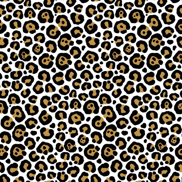 Motif Animal Léopard Abstrait Motif Vectoriel Design Sans Couture Impressionnant — Image vectorielle