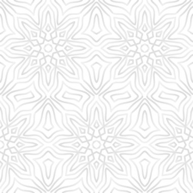 Soyut Gri Arap Motif Vektör Kusursuz Desen Tasarımı. Klasik ürün tasarımı, kumaş, arka plan, davetiyeler, ambalaj tasarım projeleri için harika. Yüzey deseni tasarımı.