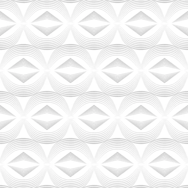 Elegant Geometric Line Vector Seamless Pattern Awesome Classic Product Design — Vector de stock