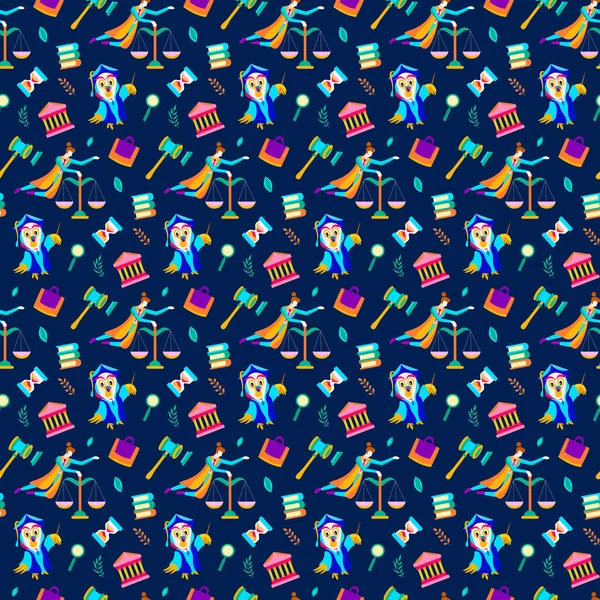 Δικαστής Vector Seamless Pattern Φοβερό Για Κλασικό Σχεδιασμό Προϊόντων Ύφασμα — Διανυσματικό Αρχείο