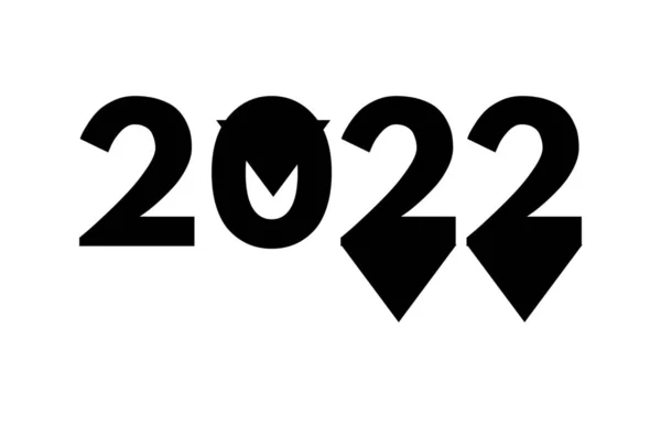 2021 Script Text Lettering Design Template Celebration Typography Banner Greeting — Stock fotografie