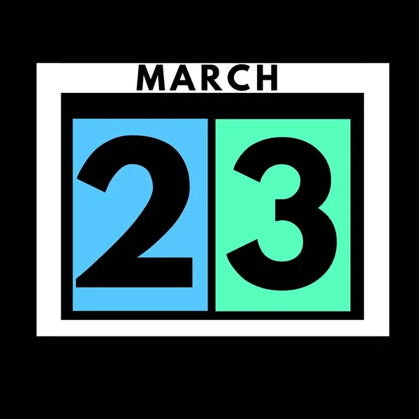 Marca Kolorowy Płaski Dzienny Kalendarz Ikona Data Dzień Miesiąc Kalendarz — Zdjęcie stockowe