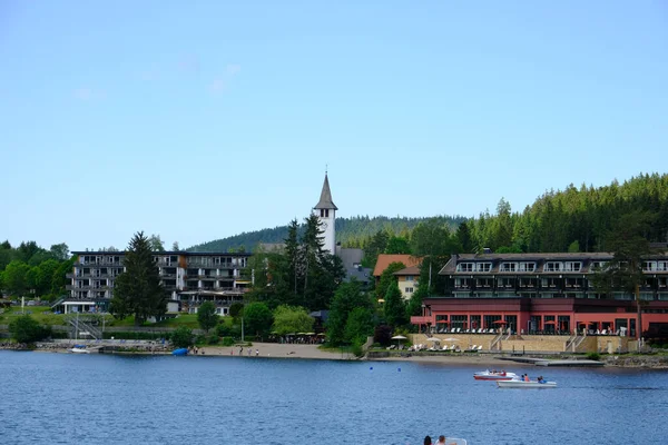 Titisee Germany Circa June 2022 Picture Noise Effect Tourist Cruise — Zdjęcie stockowe