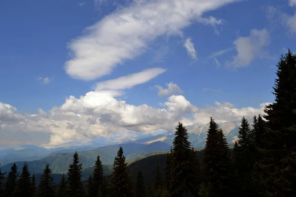 Panorama Des Parang Gebirges Von Den Südkarpaten Der Gebirgsgruppe Parng — Stockfoto