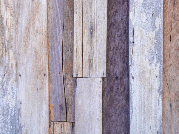 旧的棕色木墙背景纹理 老式天然木材 特写照片 — 图库照片