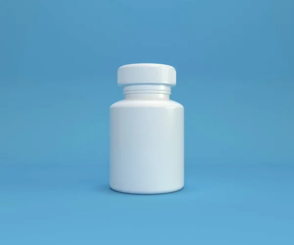 Pill Üveg Mockup Renderelés — Stock Fotó